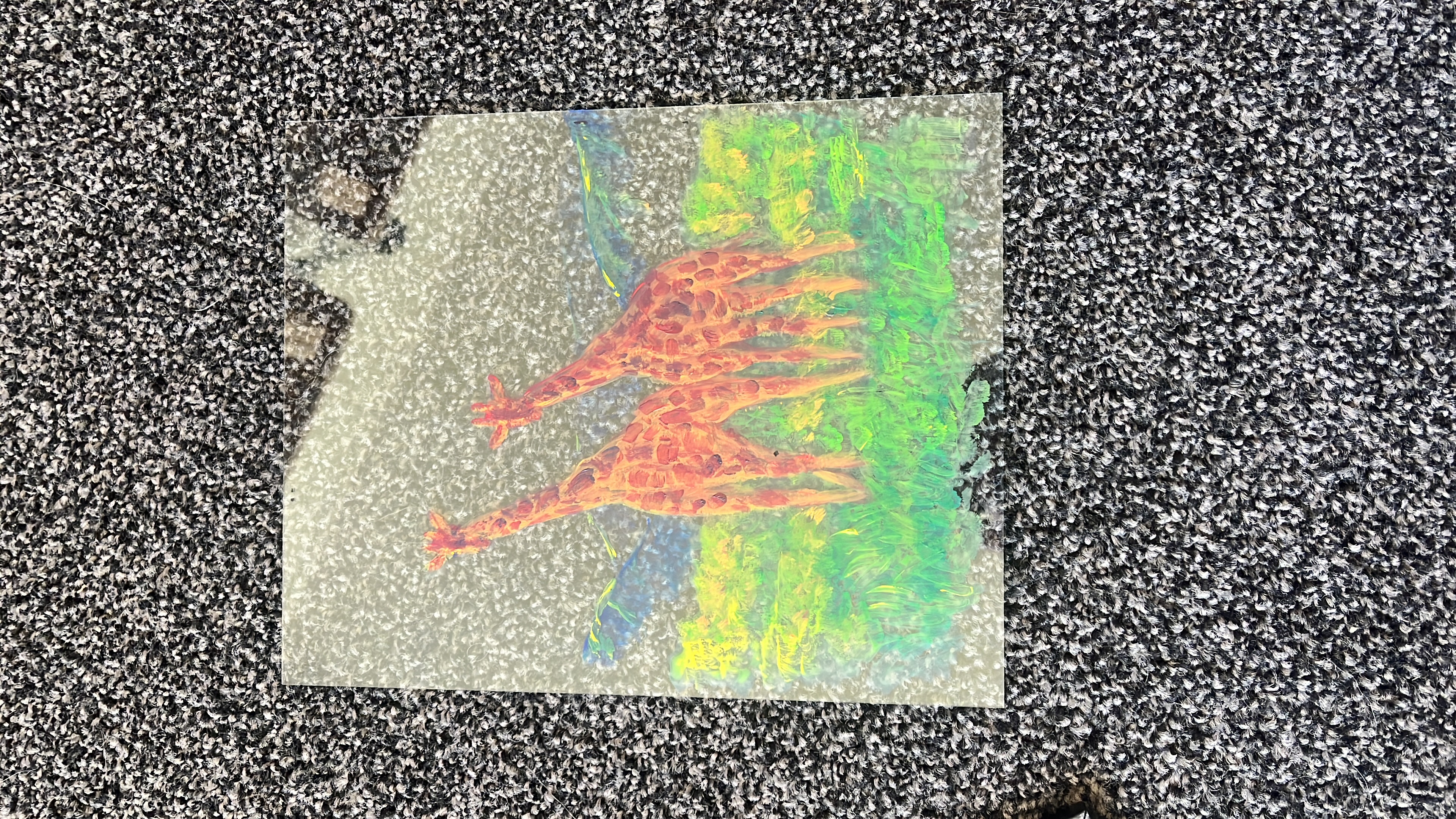 Glass and Acrylic Painting II